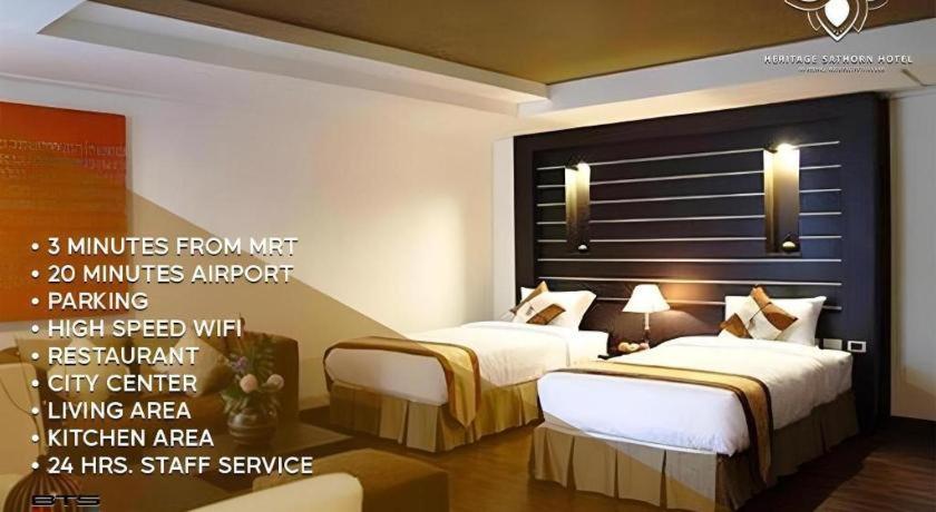 The Heritage Sathorn Suite Hotel Bangkok Buitenkant foto